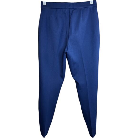 Tailored by Susan Graver Smart Ponte Slim Leg Trouser Navy‎ X-Small PETITE NWOT - Picture 7 of 12